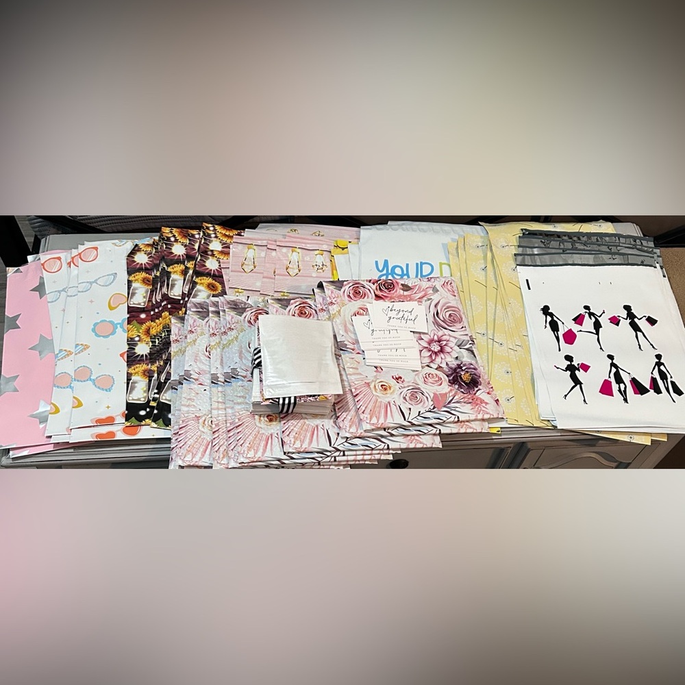 100 Poly Mailers & “Extras” Shipping Bundle